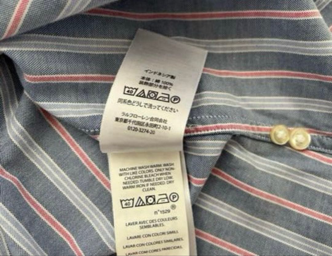 POLO RALPH LAUREN(ポロラルフローレン)：ボウタイ　リボンシャツ