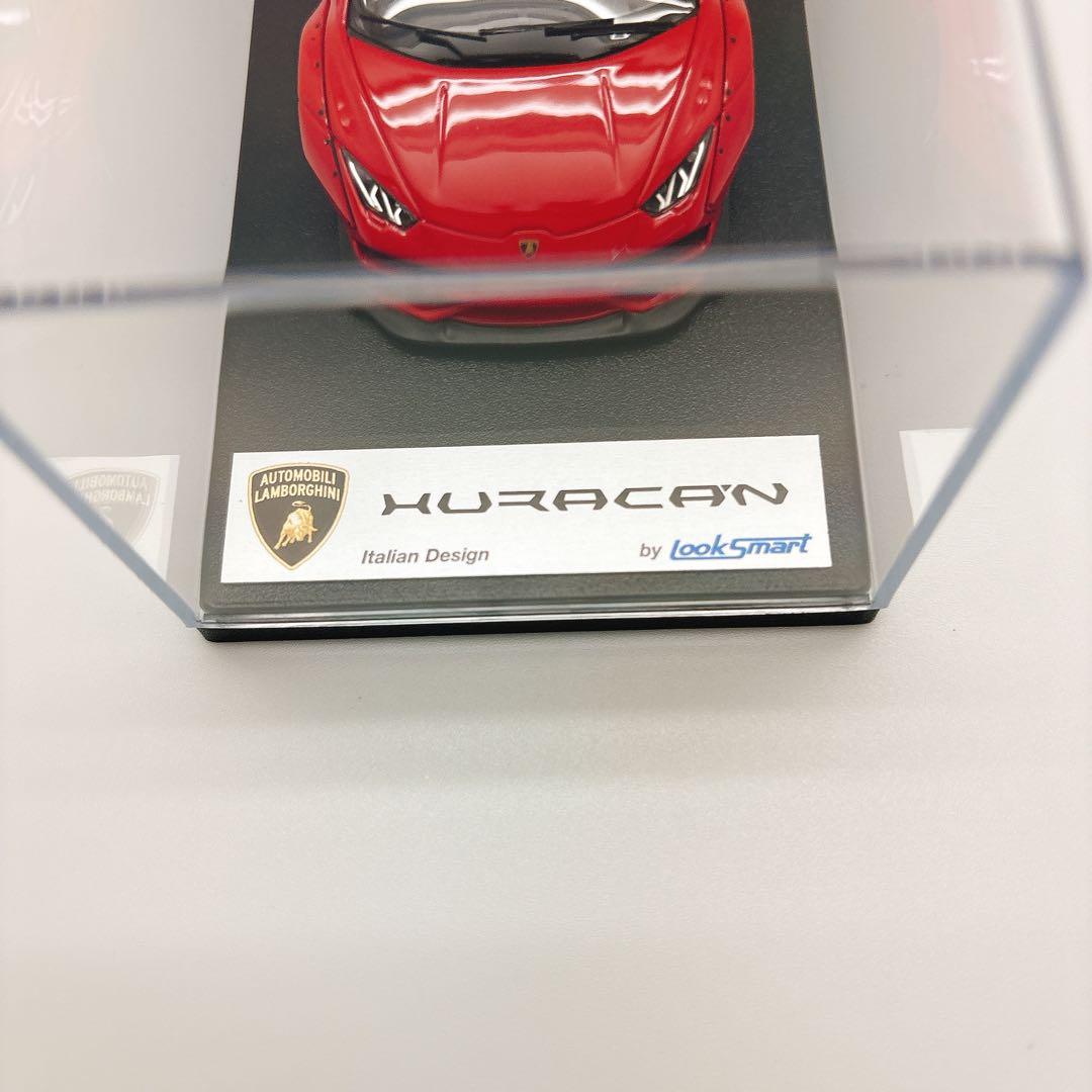 ✨美品✨ LookSmart 1/43 ランボルギーニ ウラカン レッド 箱付き