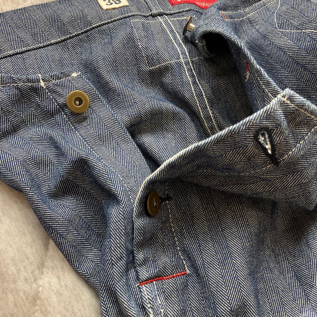 デニムオーバーオール ストロングホールド　36