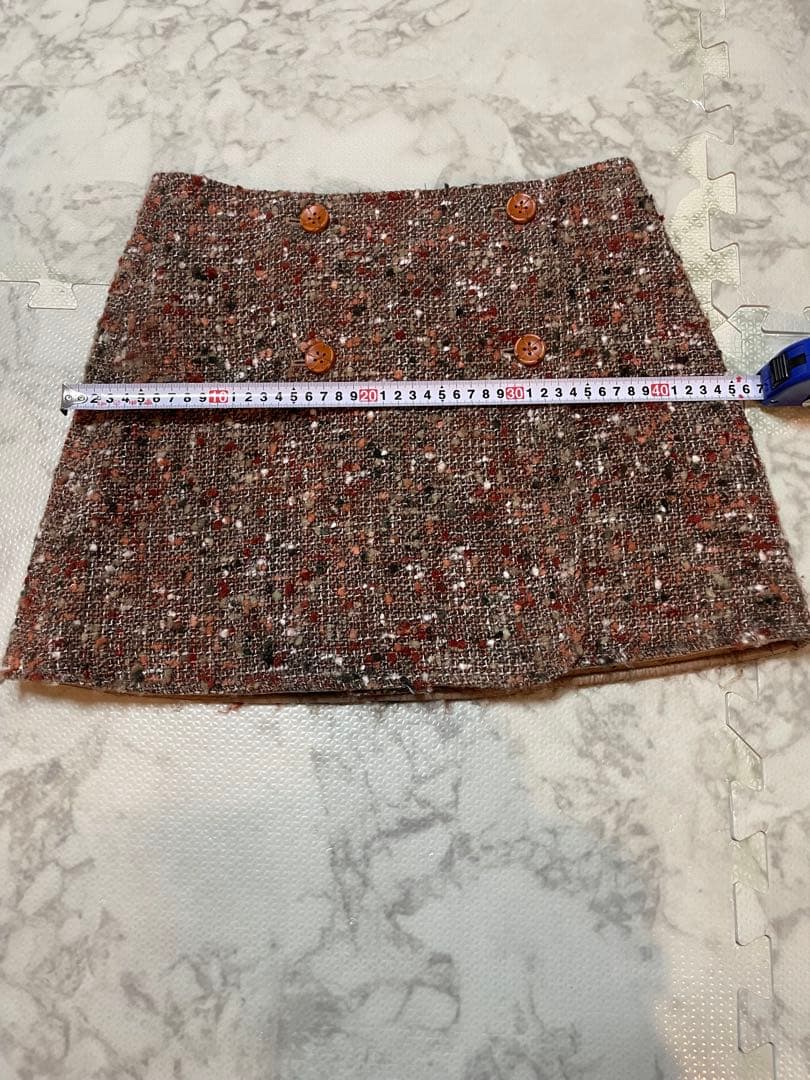 ポールスチュアートゴルフ　ツイード風スカートセットアップ