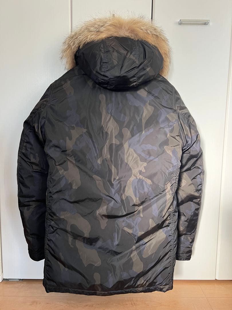美品 破格 WOOLRICH アークティックパーカー BEAMS カモフラージュ
