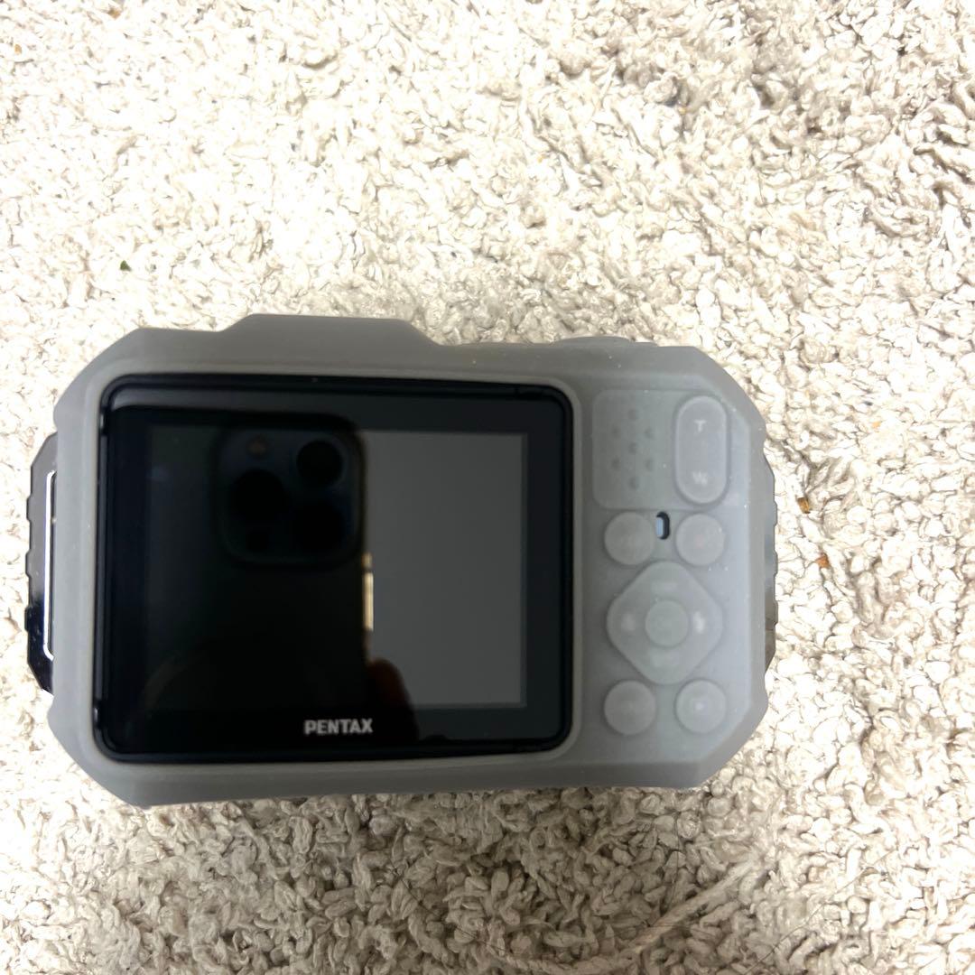 【新品未使用・オリーブ】PENTAX WG-1000 防水デジカメ 付属品完備