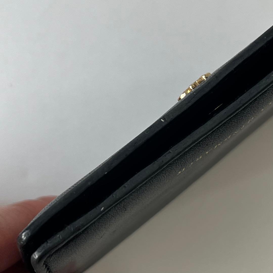 美品　Anya Hindmarch 黒 名刺入れ