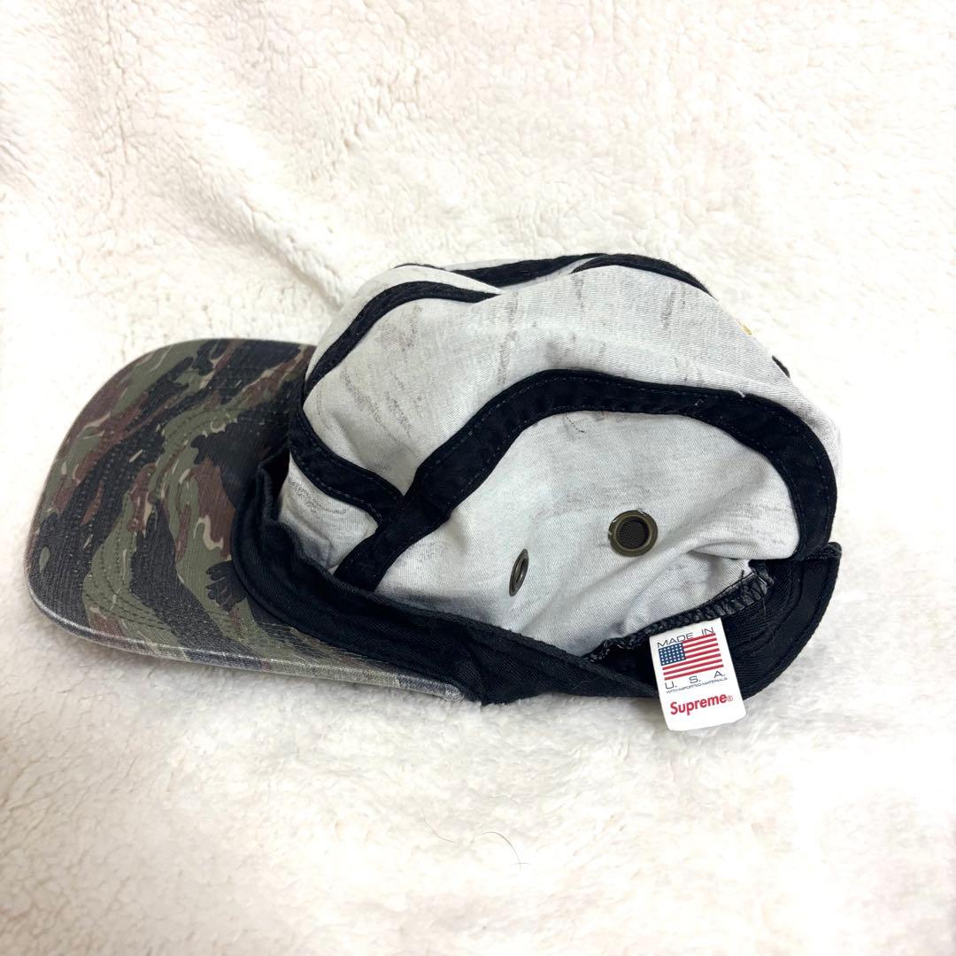 【希少レア】Supreme ミリタリーキャンプキャップオリーブタイガーカモ