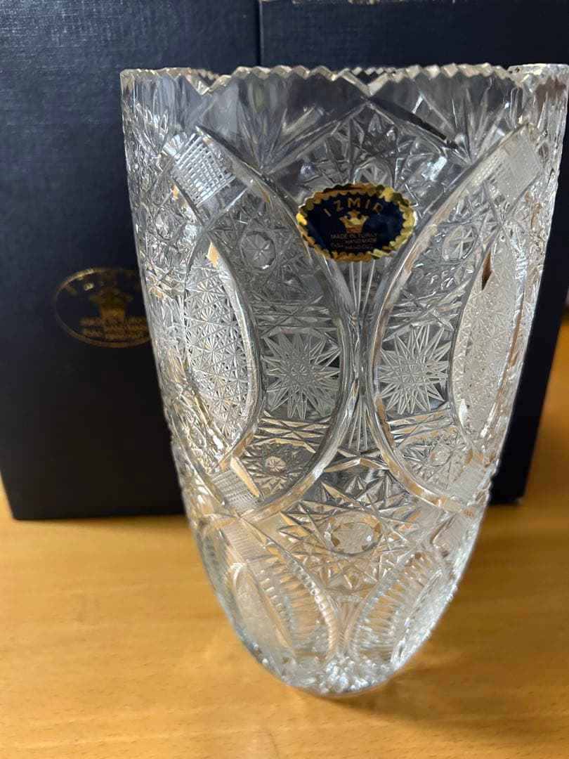 IZMIR フルハンドメイドクリスタル花瓶