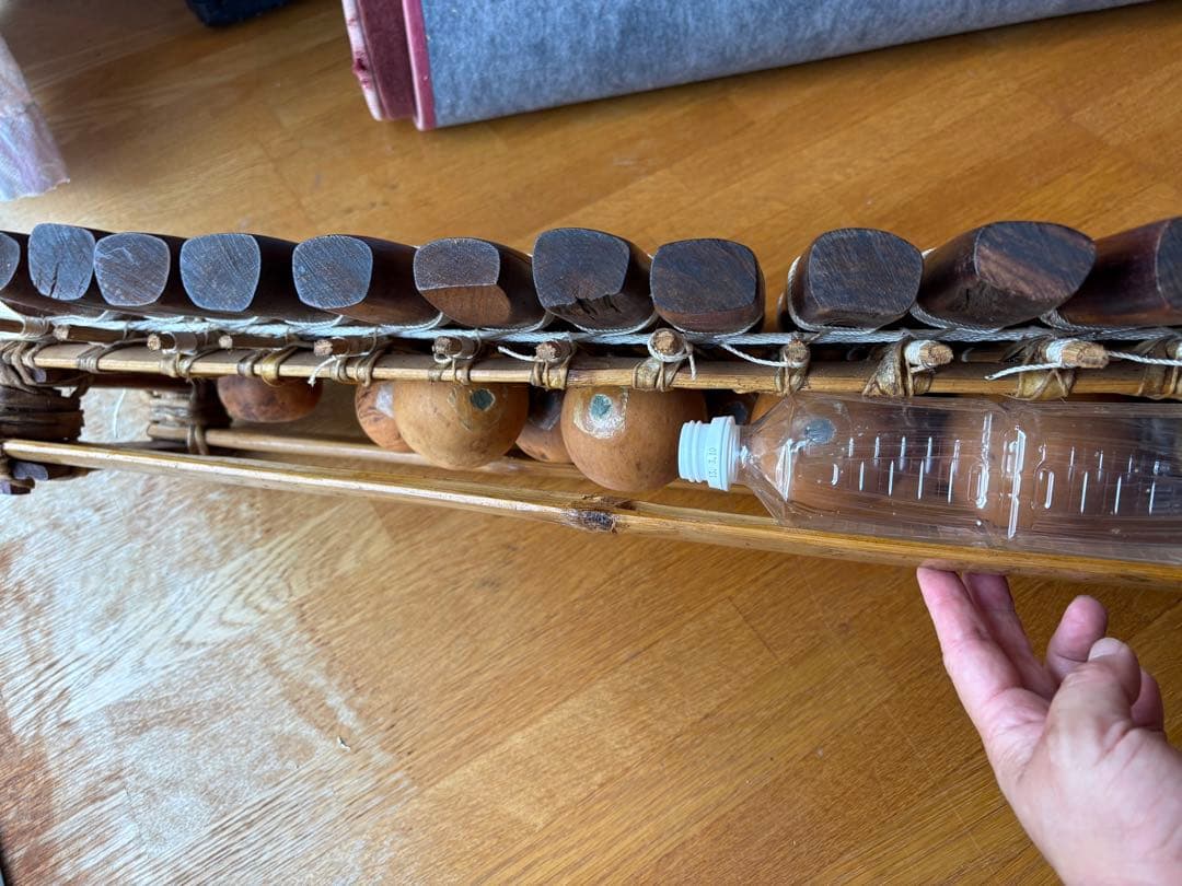 ギニア製 バラフォン 7音階 21鍵 キャリーバッグセット