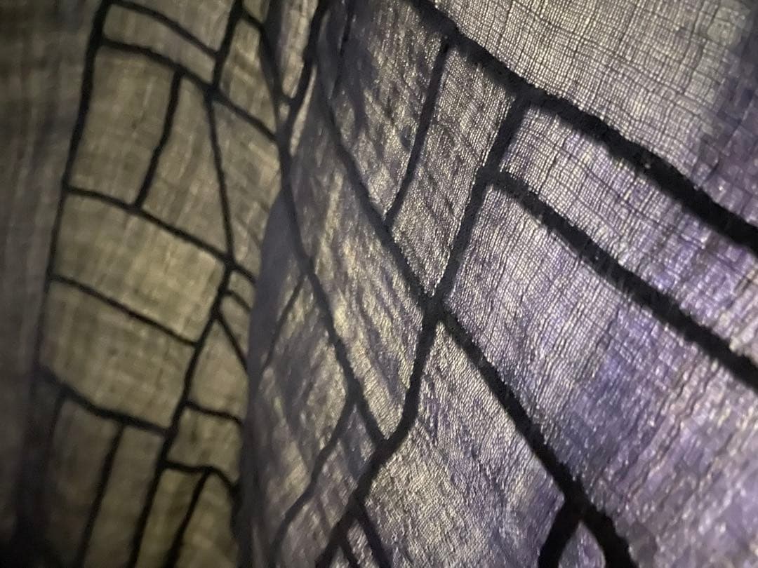 ポシャギ 韓国パッチワーク ヴィンテージ 1950s 紺 105 ×107