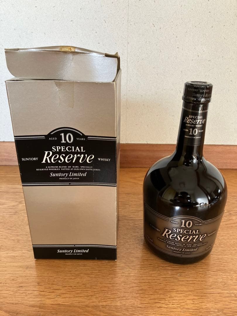 【新品・希少・未開封・箱あり】サントリー　ウイスキー　スペシャルリザーブ　10年