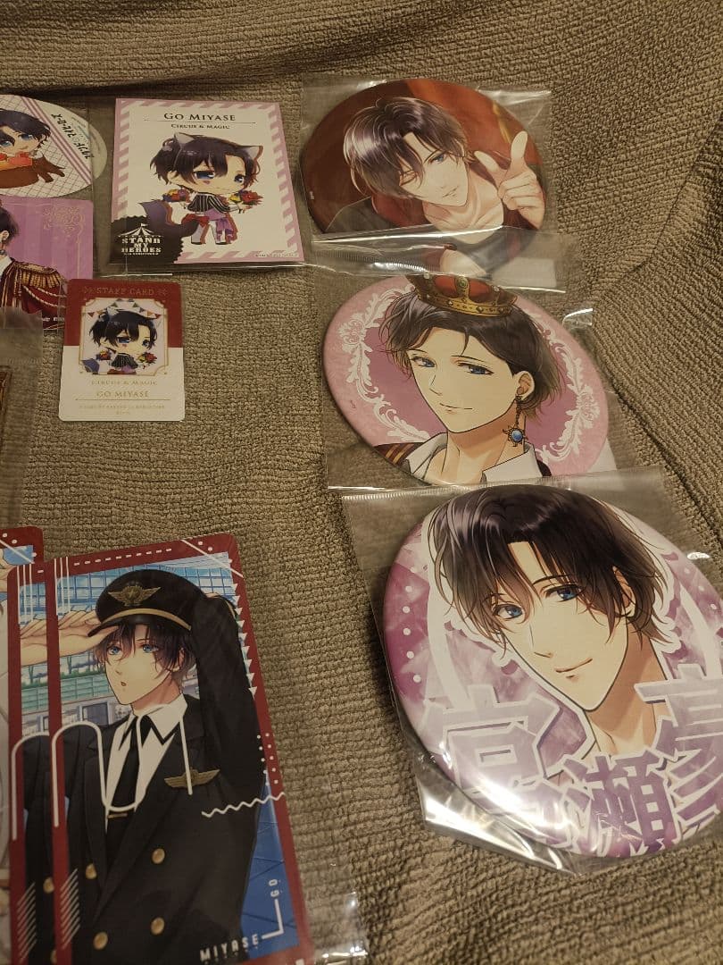 スタンドマイヒーローズ　宮瀬豪　セット　アクスタ　缶バッジ　コースター