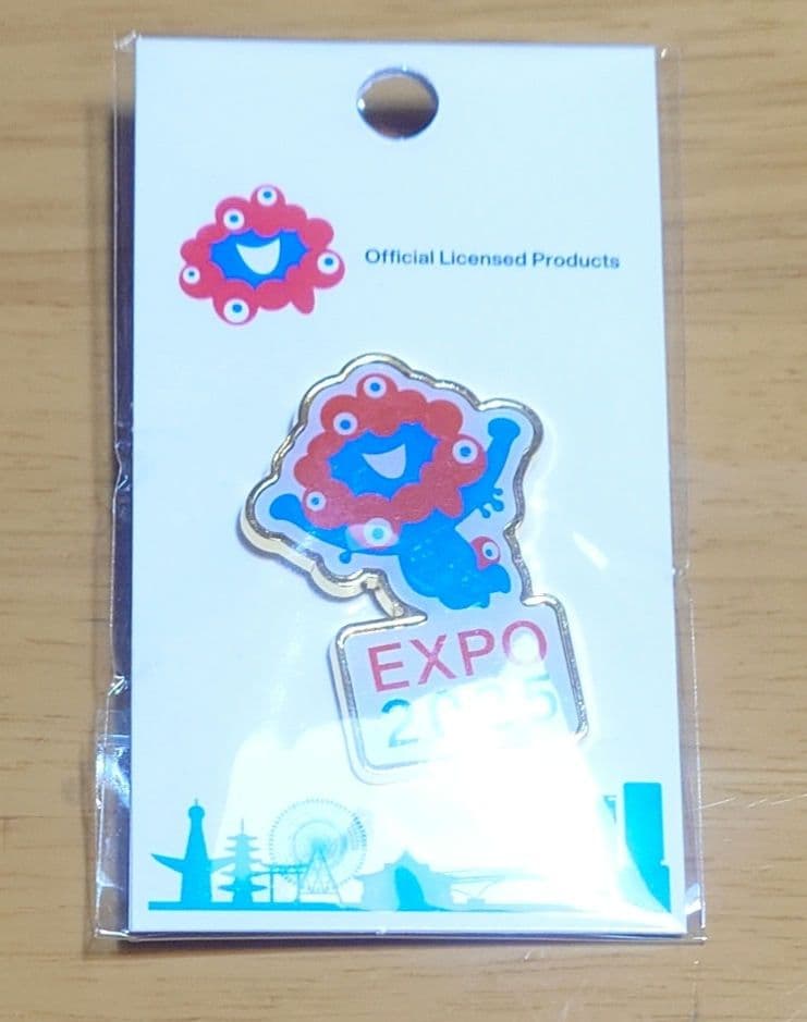 大阪関西万博EXPO2025 ミャクミャクプレートピンバッジ飛び 新品未使用品