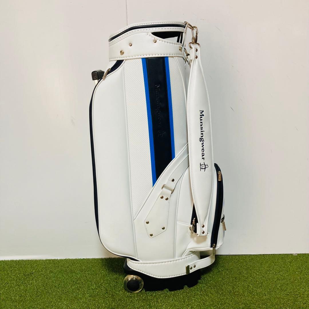 Munsingwear マンシングウェア キャディバッグ キャスター付 9型
