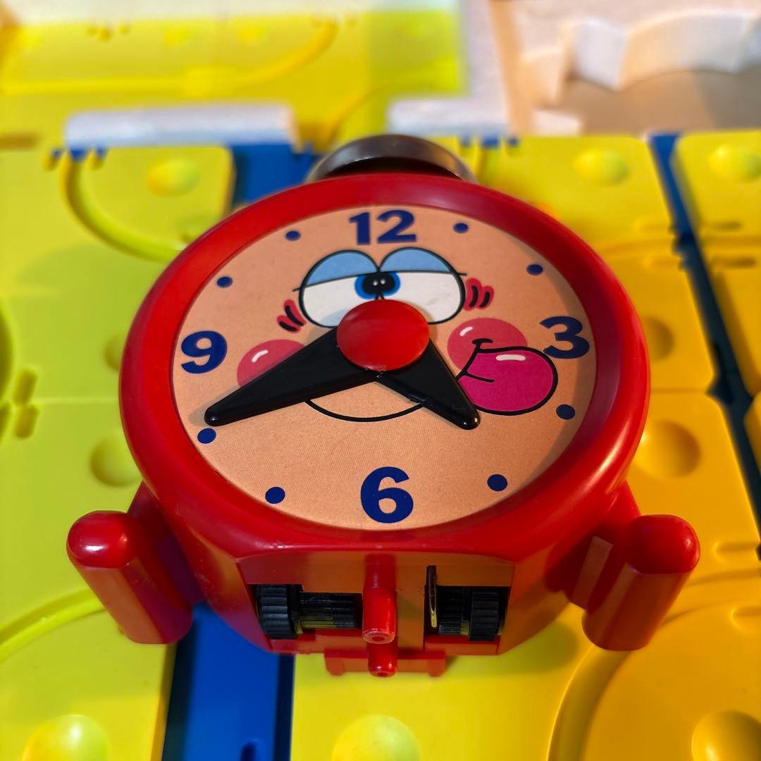 値下中 昭和レトロ 野村トーイ チクタクバンバン 赤い時計とパズルパーツ
