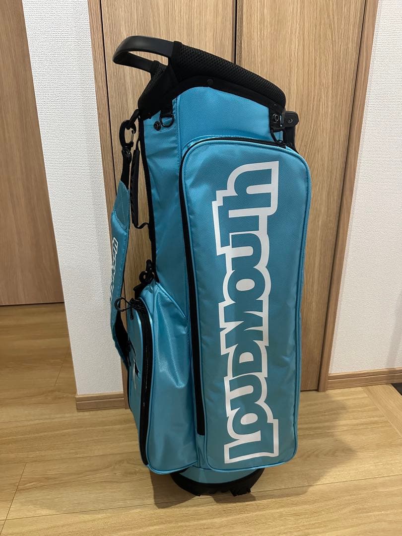 LOUDMOUTH キャディーバッグ　ライトブルー