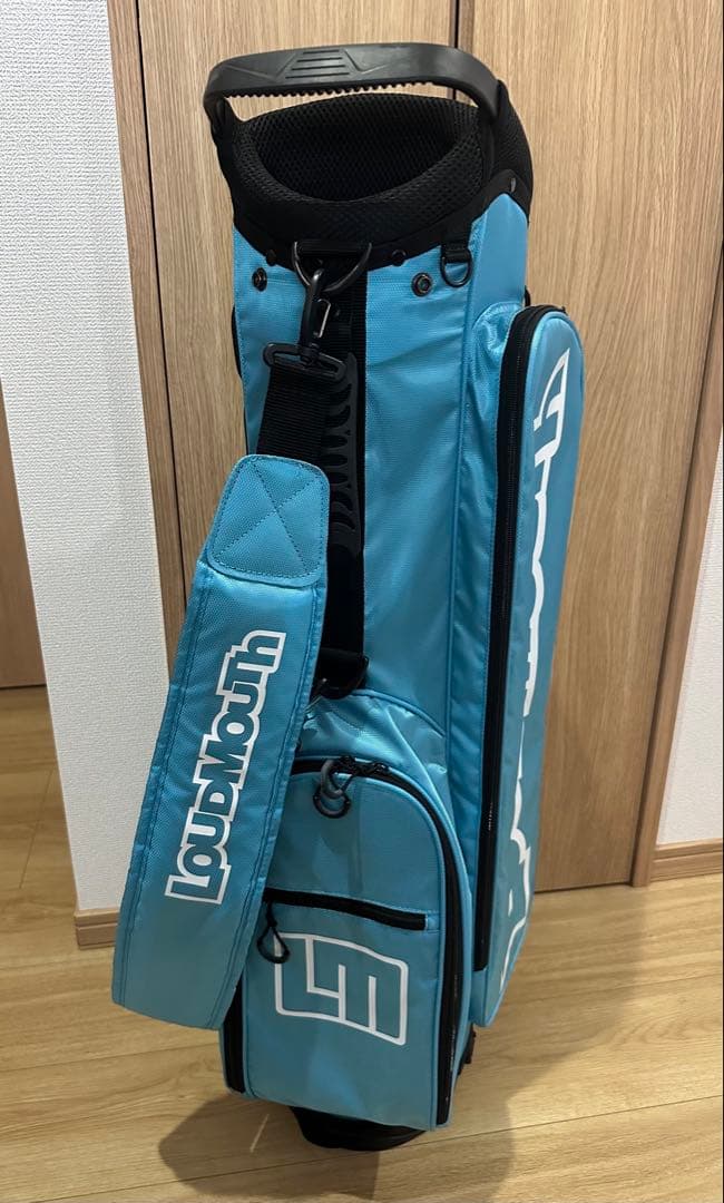 LOUDMOUTH キャディーバッグ　ライトブルー