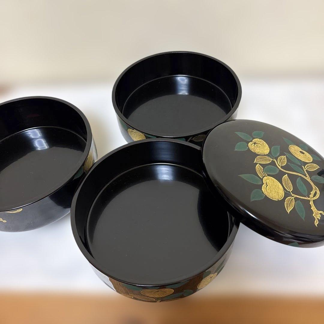 アソベ光石謹製　沈金橘花　丸重　未使用