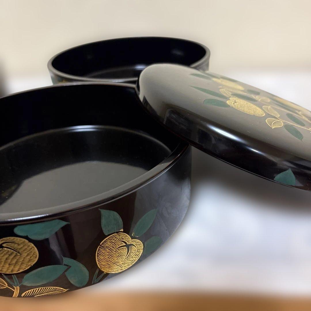 アソベ光石謹製　沈金橘花　丸重　未使用