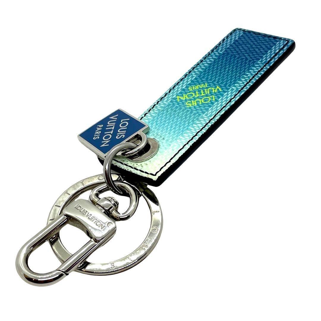 一点物 正規品 ルイヴィトン キーリング M00735 ダミエ ストライプス人気