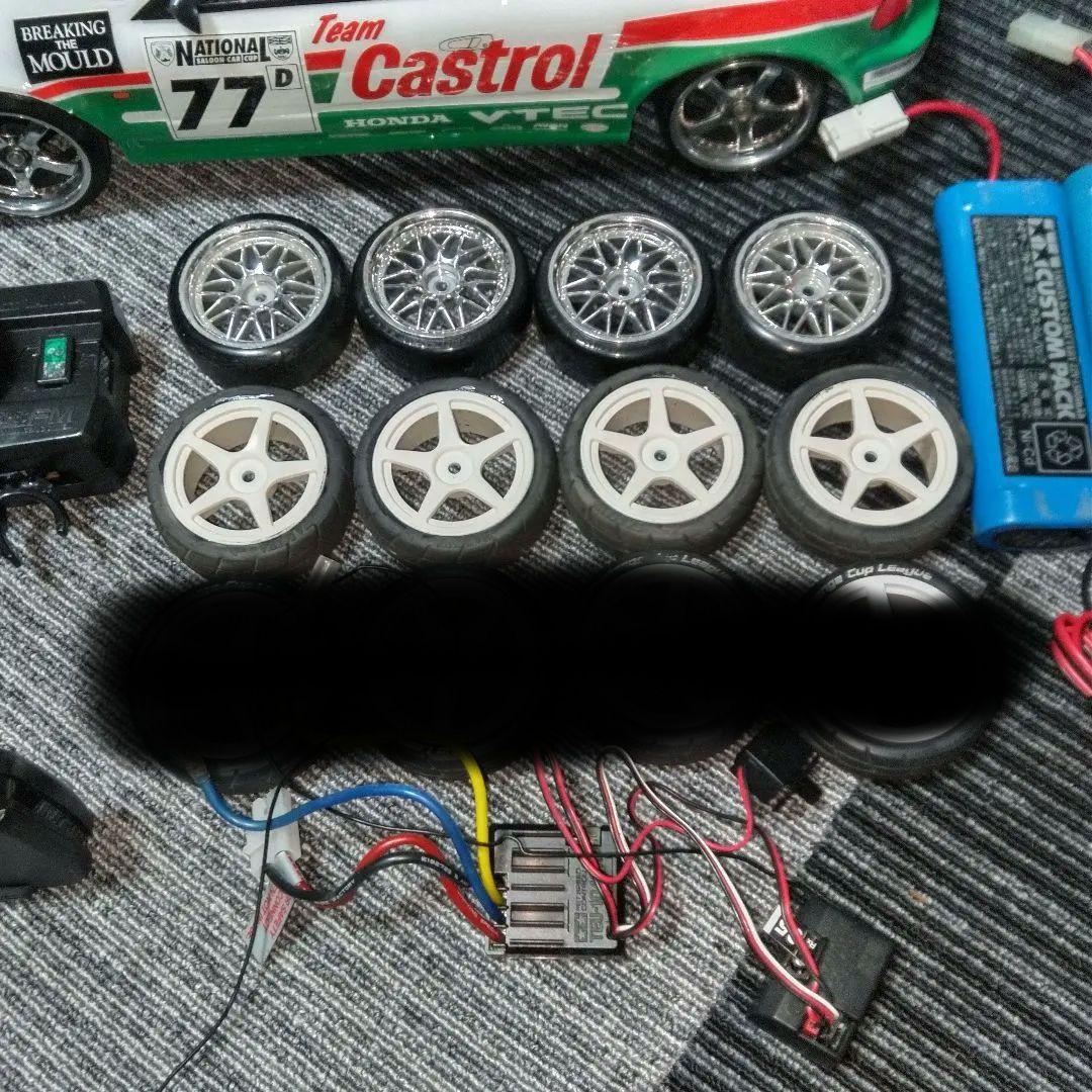 田宮　タミヤ　TT-01D 寄せ集め　ジャンク　シビック　EG6