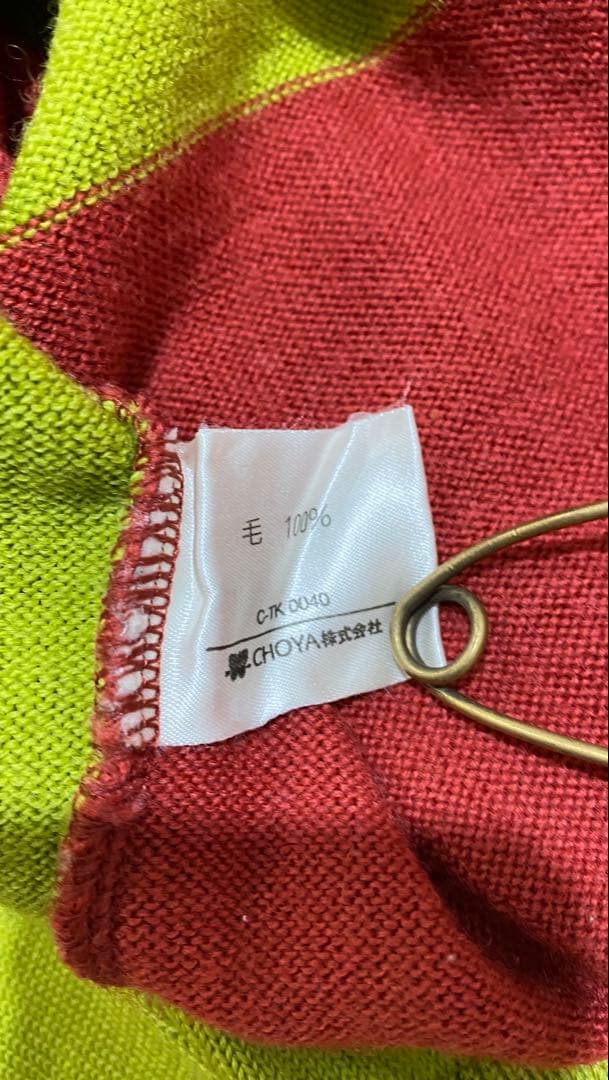 ミスタージュンコ・ゴルフ　デザインニット ウール　Lサイズ