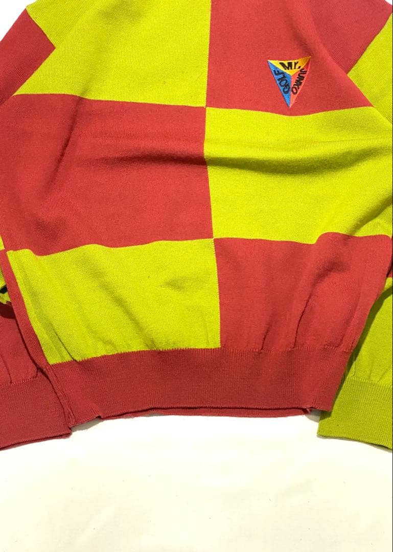 ミスタージュンコ・ゴルフ　デザインニット ウール　Lサイズ