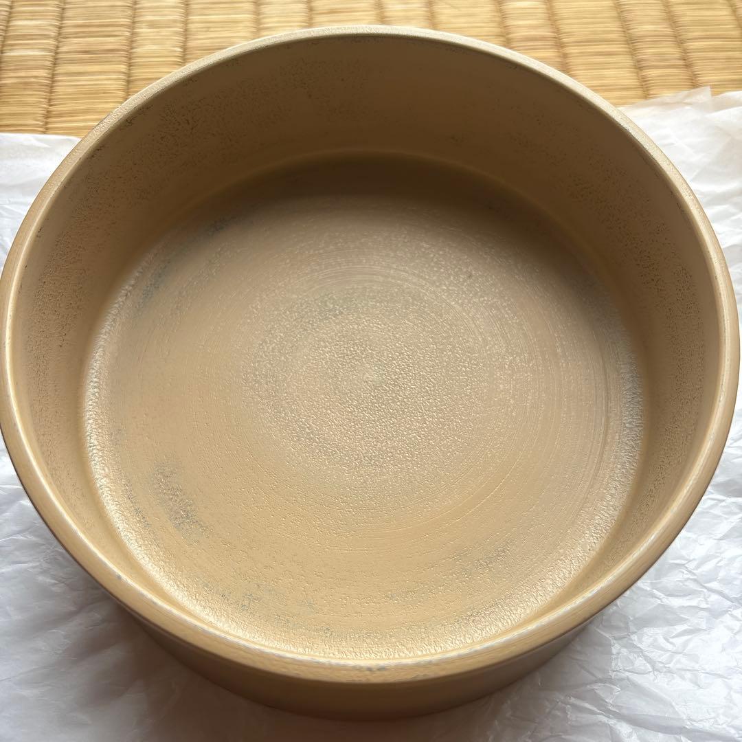 赤木明登さん作　銅羅鉢　小　白