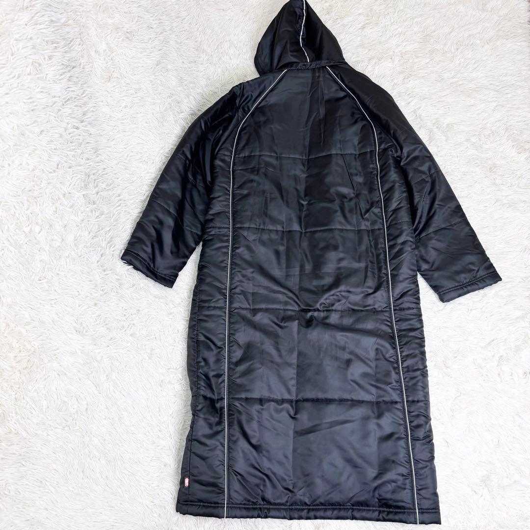 【鬼美品】YONEX 中綿 ベンチコート ブラック L