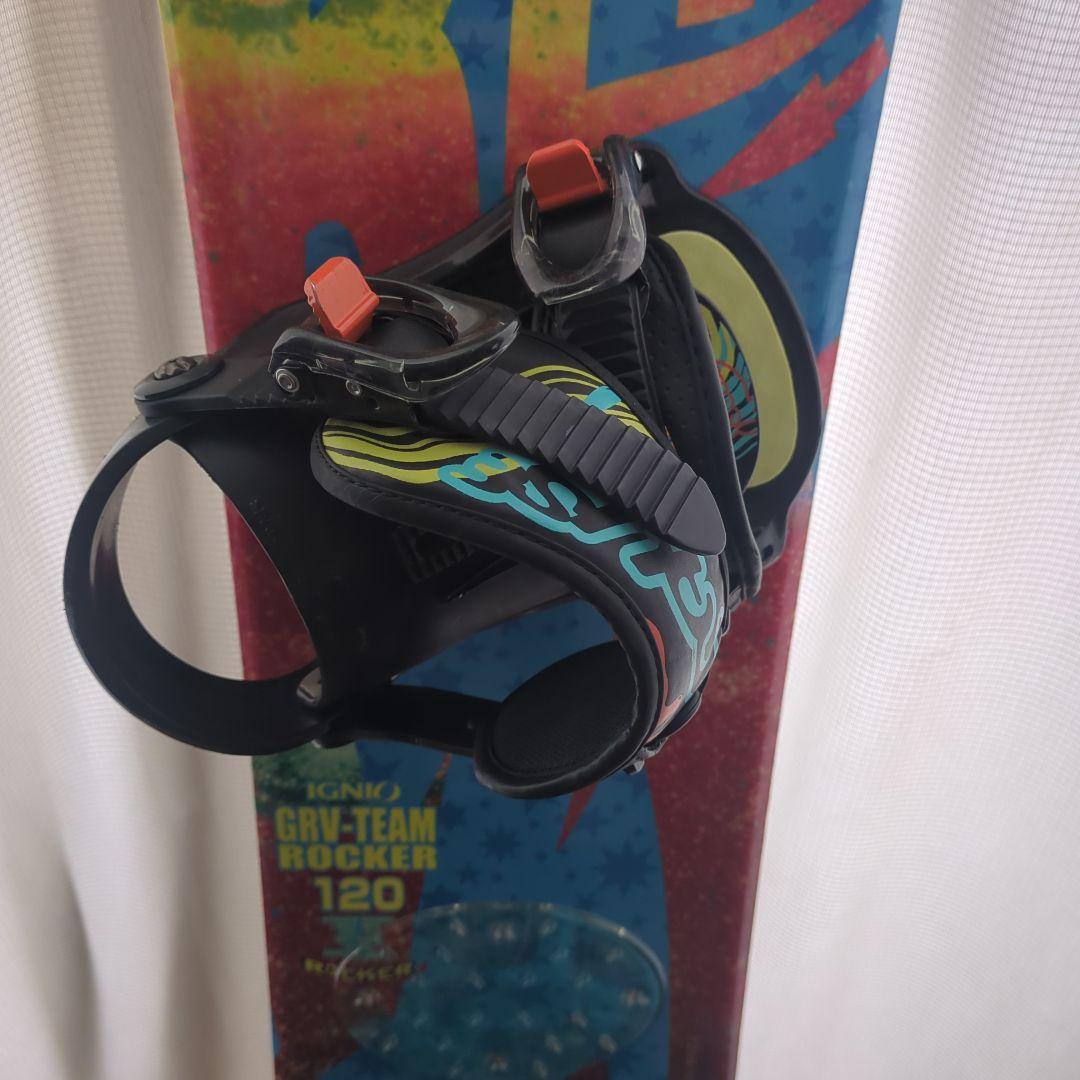 IGNIO GRV-TEAM ROCKER 120 スノーボードセット3点セット