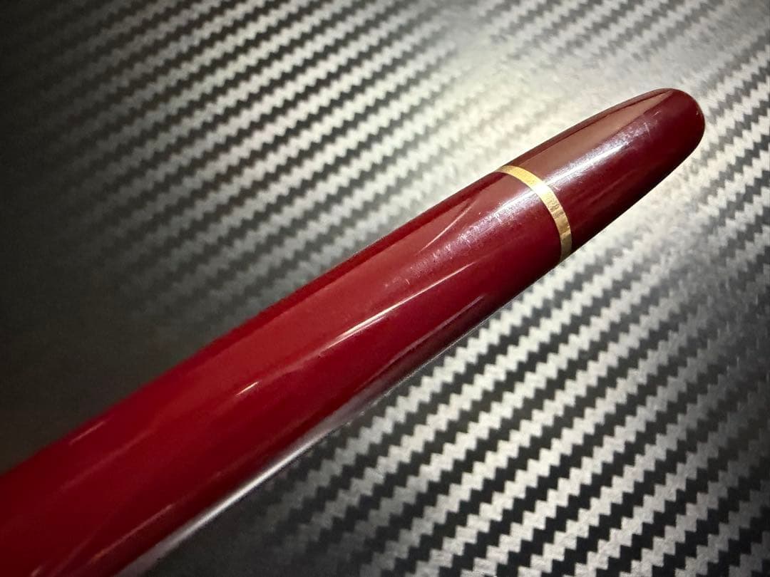 美品 エボナイト芯 モンブラン 144 ボルドー 全金 B 太字 万年筆