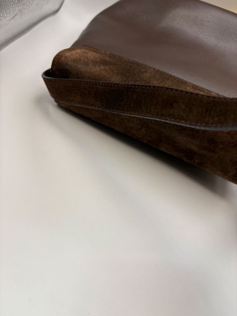 良品 フェンディ FENDI ショルダーバッグ ブラウン ヴィンテージ