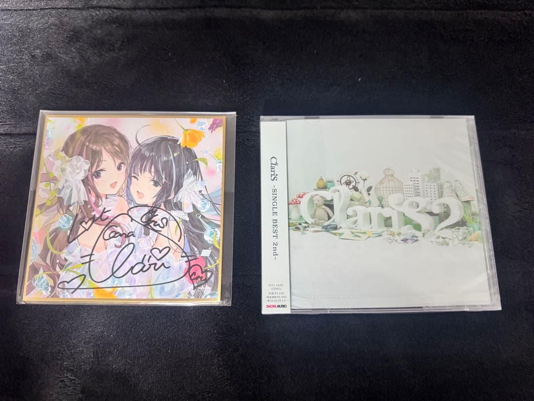 ClariS 直筆サイン入りミニ色紙2枚と2ndアルバム2枚