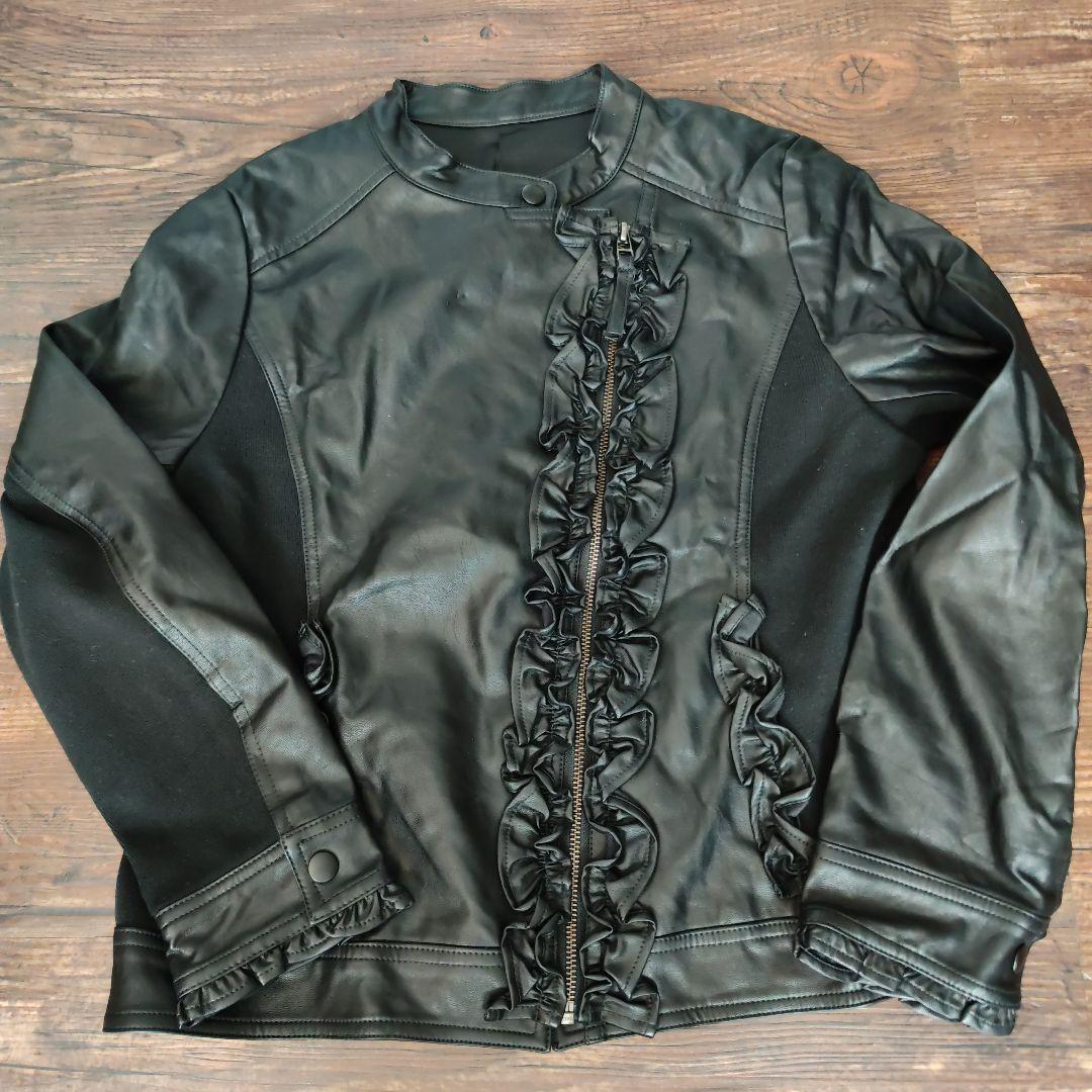 &Love masami satomi　合皮ジャケット　Lサイズ　ライダース