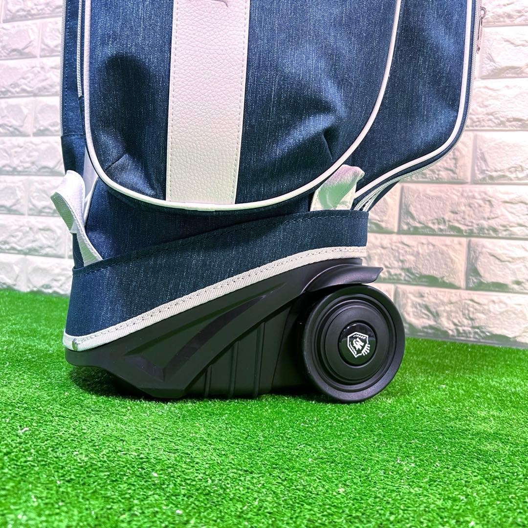 未使用　MAJESTY Heather Wheel キャディーバッグ　ネイビー
