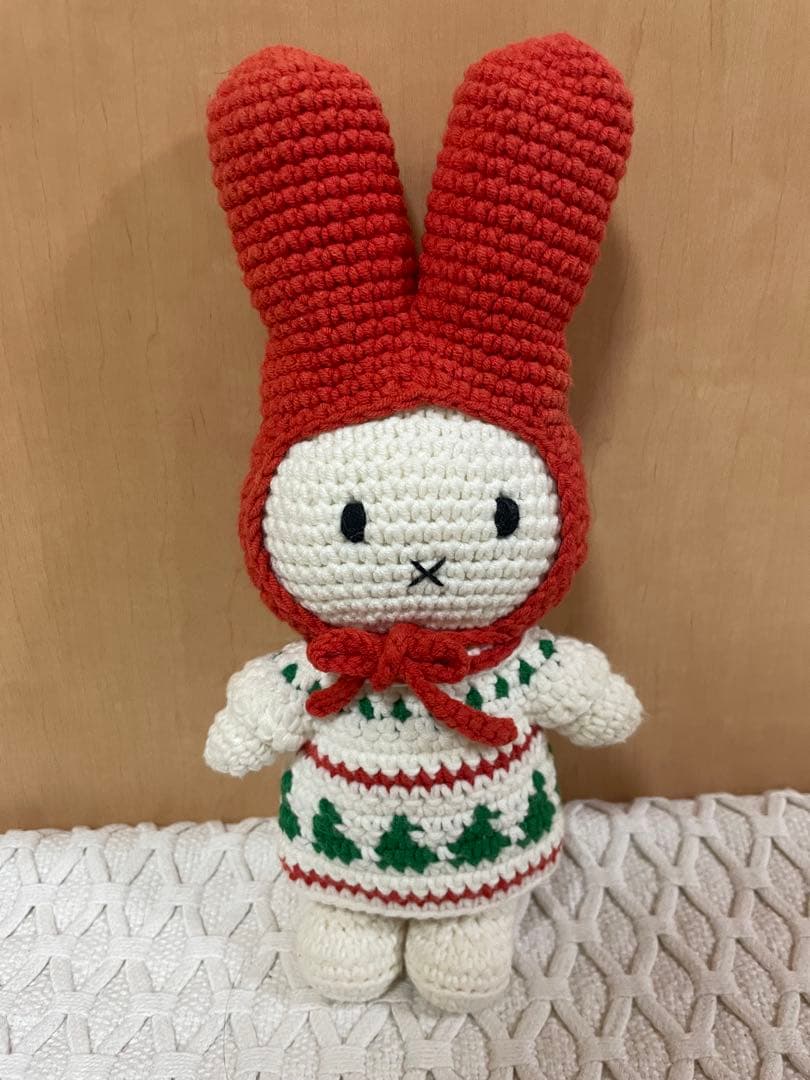 【つかっち】ジャストダッチ ミッフィー あみぐるみ クリスマス