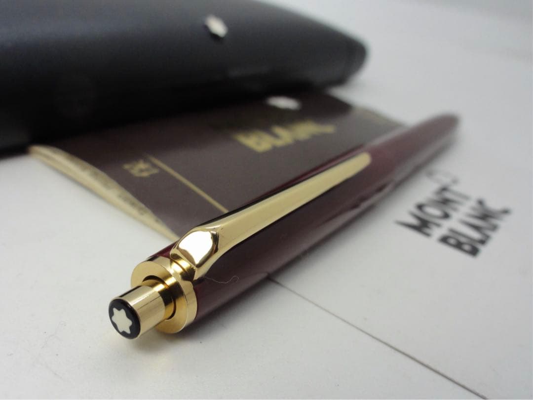 ⭐️モンブラン⭐️稀少なボルドーの名品最高の形❗️⭐️No350メカニカルペンソル⭐️