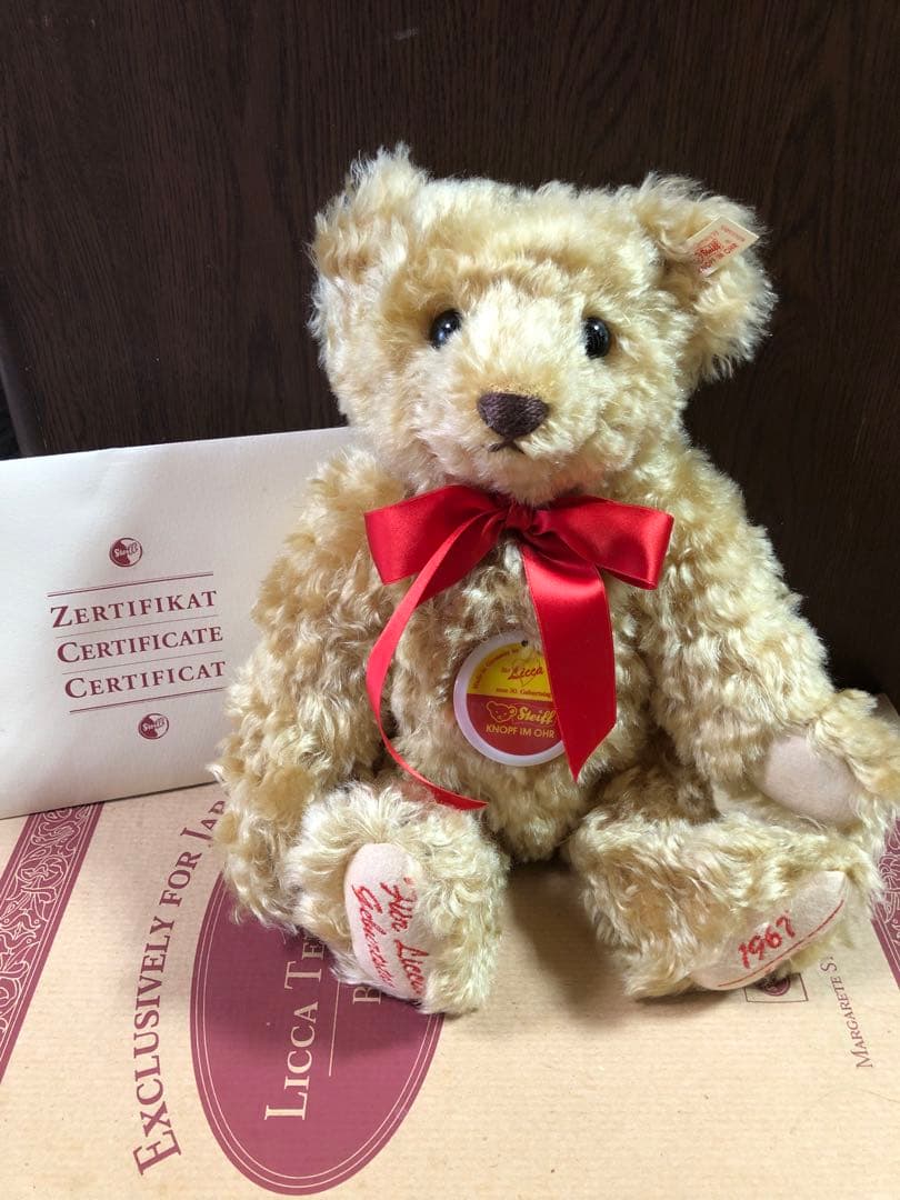 シュタイフ テディベア1997年発売リカちゃん生誕30周年記念ベア