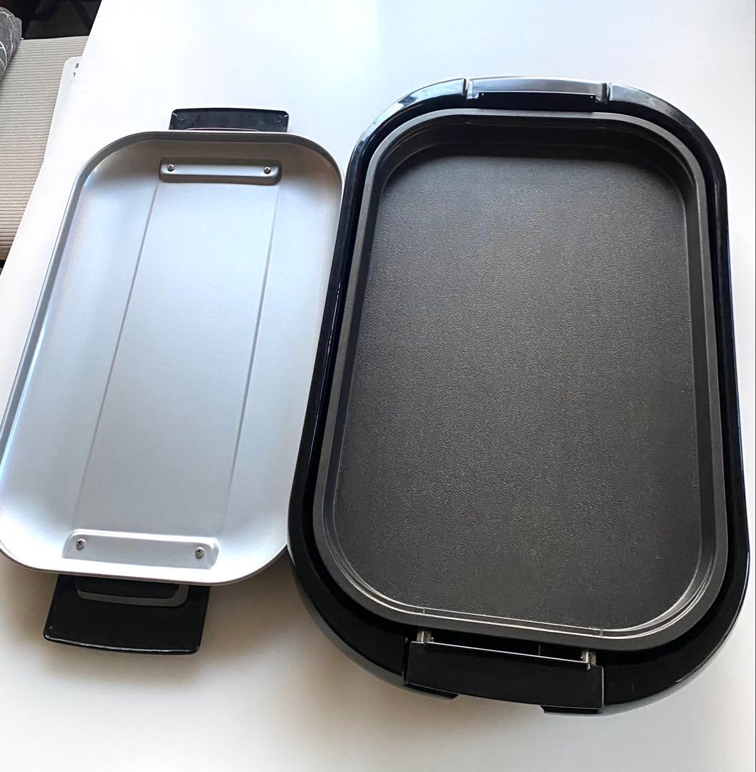 山善 ワイドホットプレート YHE-B132(T) 48×30cm