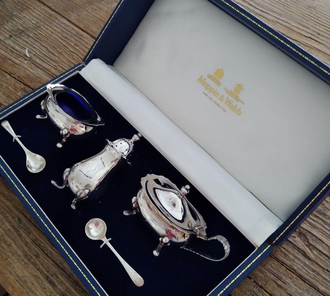コレクション Mappin & Webb Silver Condiment Set
