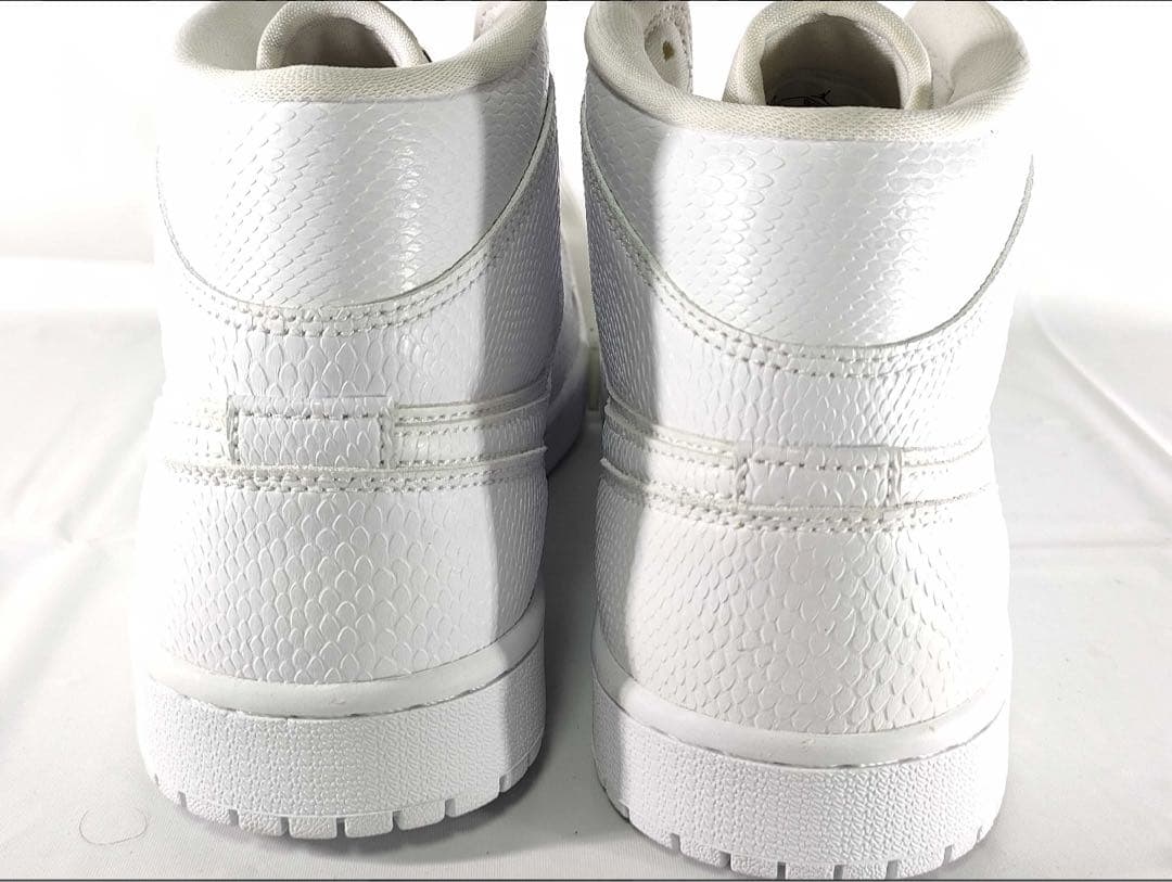 ナイキ NIKE エアジョーダン1ミッドスネークスキンスニーカー レディース