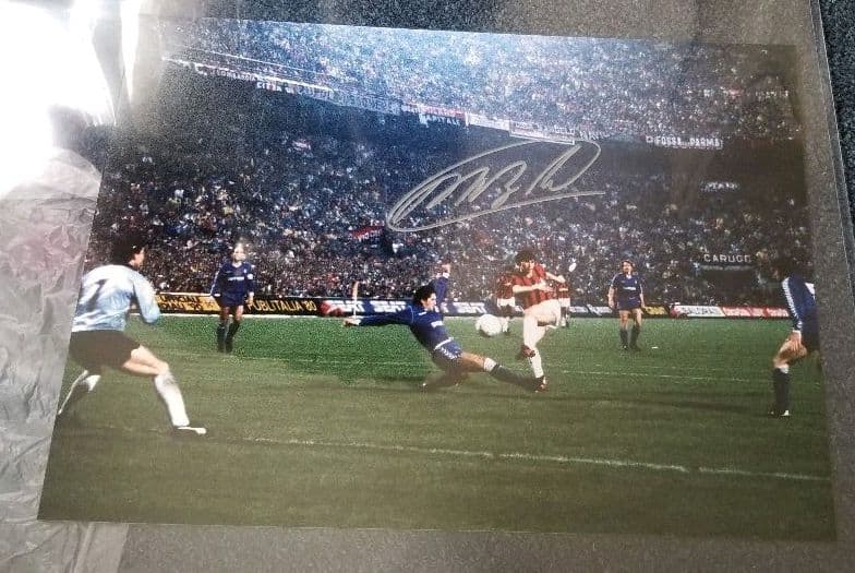 ICONS　ファンバステン　マルコ・ファン・バステン　直筆サイン　サイン　写真