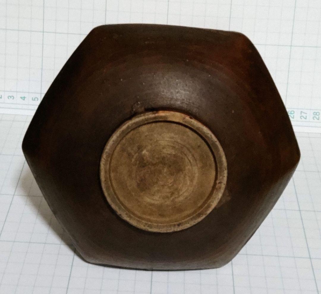 六角徳利　古備前焼　希少　岡山県