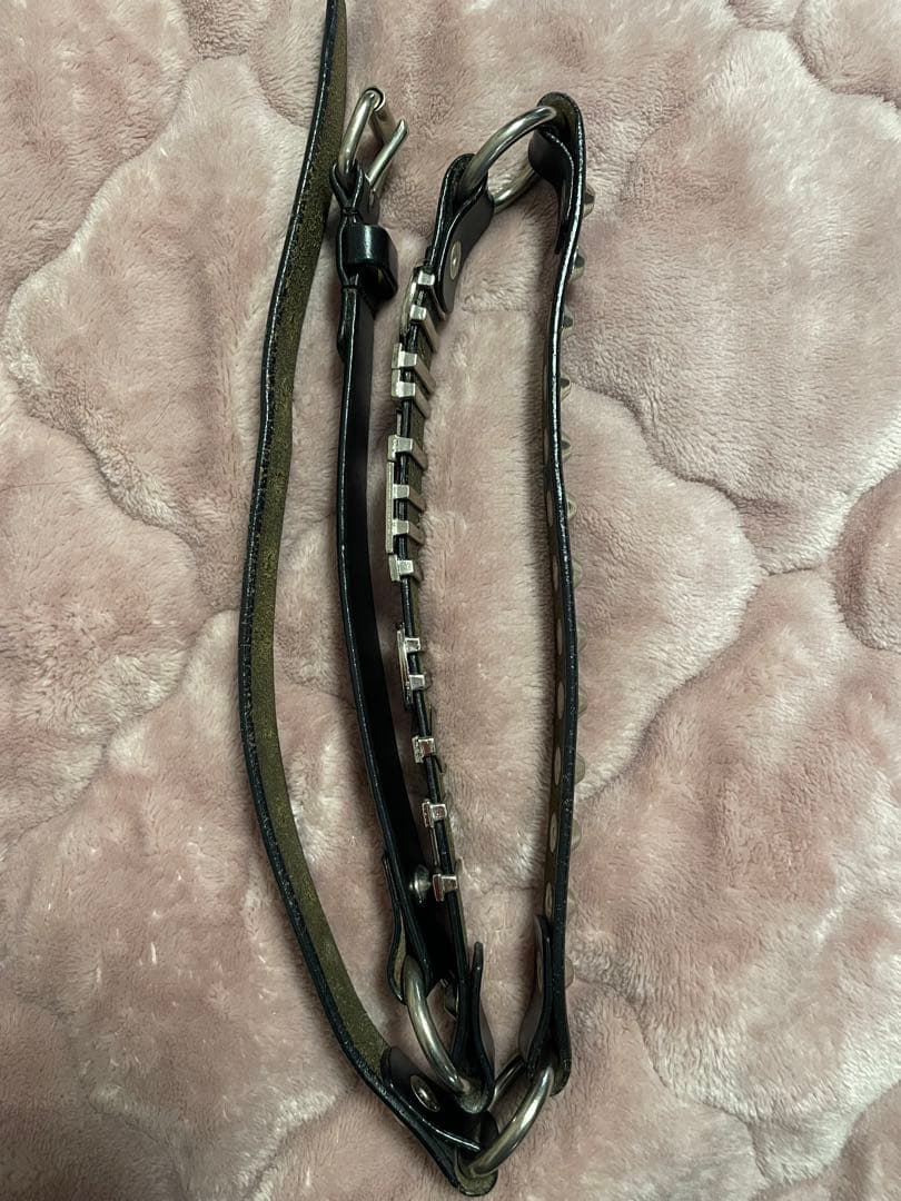 HYSTERIC GLAMOUR レザーベルトブラック ヒステリックグラマー