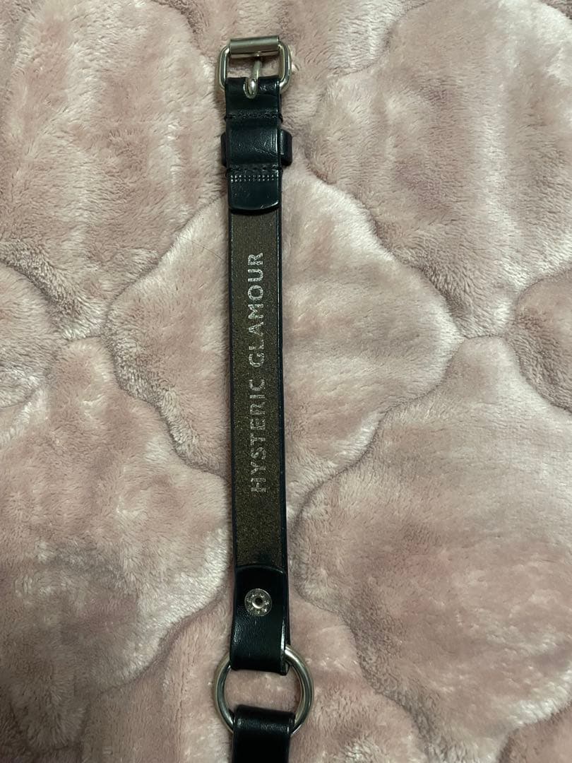 HYSTERIC GLAMOUR レザーベルトブラック ヒステリックグラマー