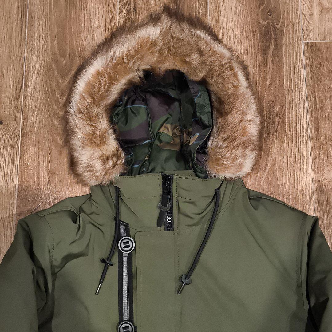 ダウンライナーで超暖か✨️　COACH　3WAYモッズコート　ラムファー