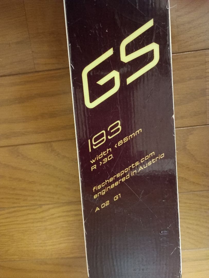 FISCHERフィッシャー FIS対応R30選手用GSスキー 193㎝