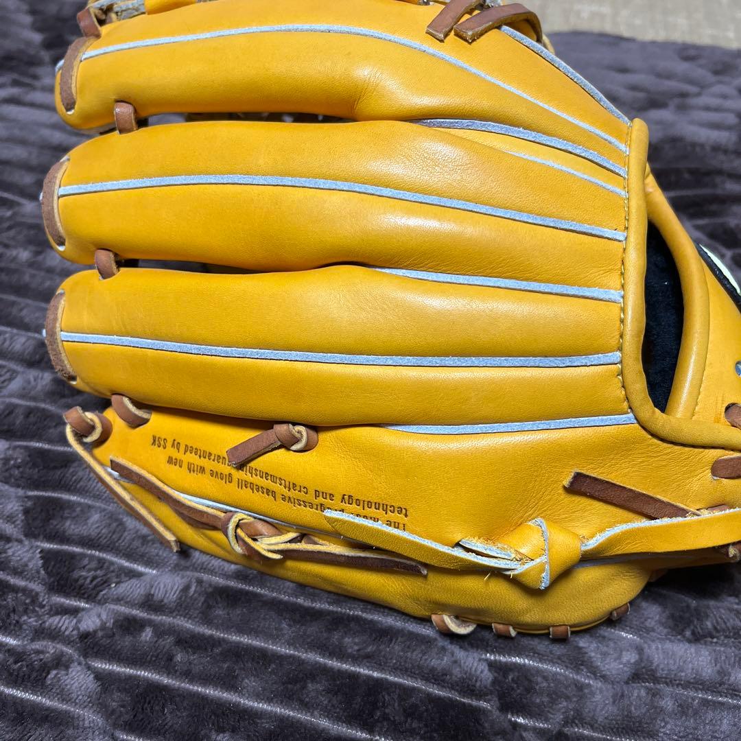 SSK 硬式グローブ イエロー