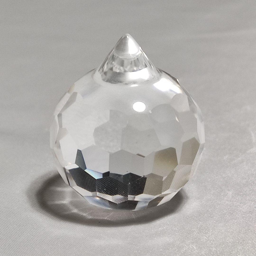 パワーストーン　天然石　多面カットクリスタル　宝珠　直径3cm　No.276