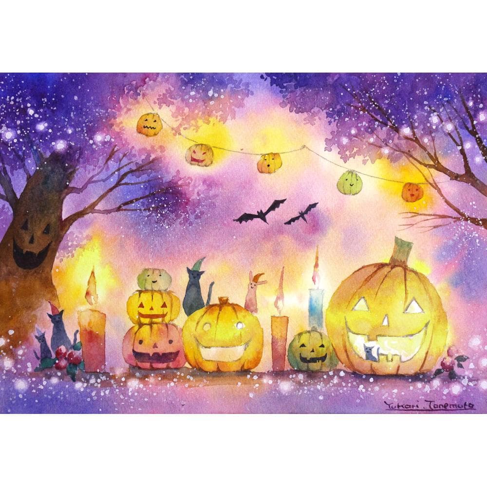 ふーかさま専用（原画）ジャック・オー・ランタンの森 #5　ほか　4点おまとめ