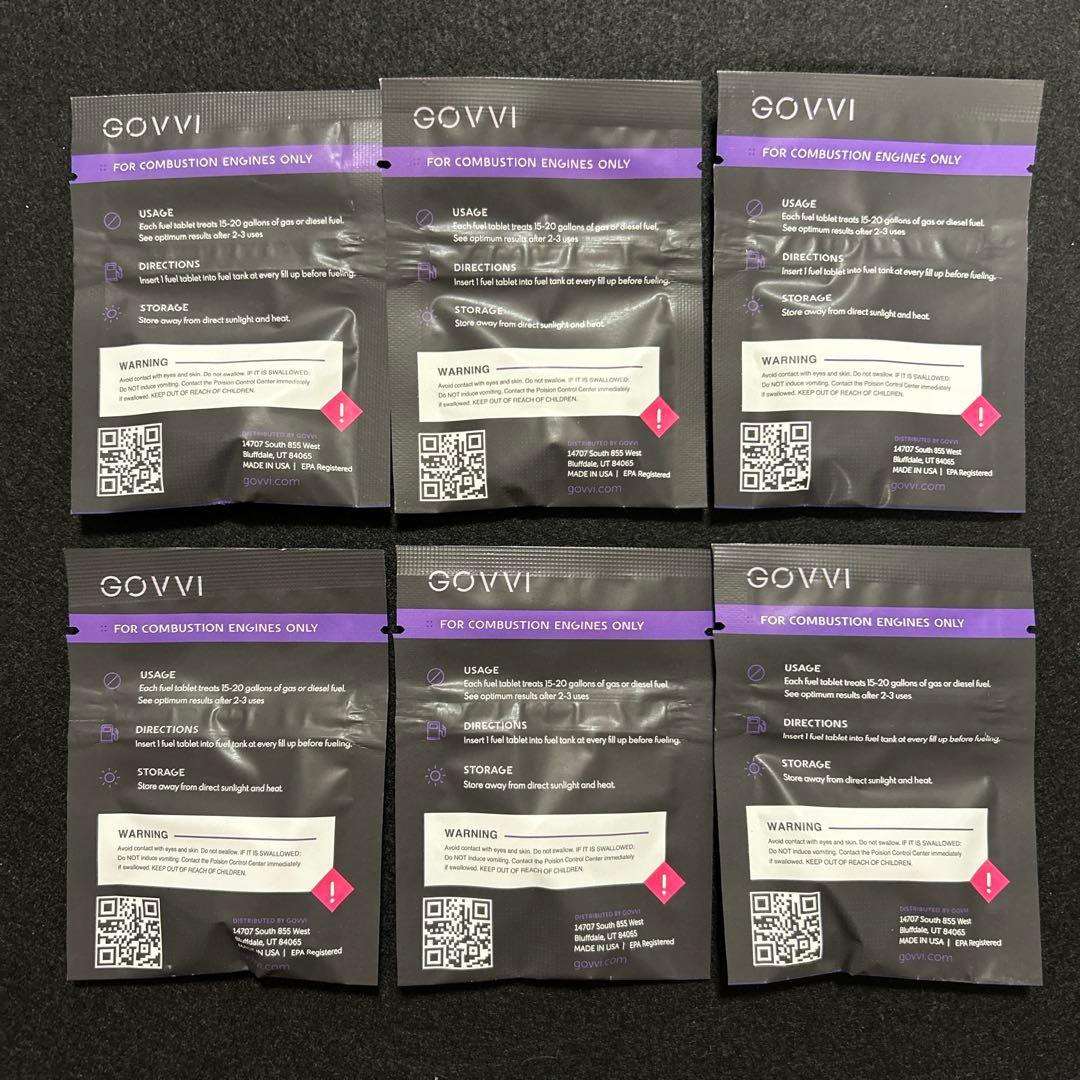 【新品未開封】GOVVI 燃費ブーストタブレット6包セット