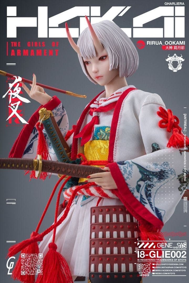 i8toys i8-GLIE002夜叉大神莉月彩1/6 RIRUA OOKAMI