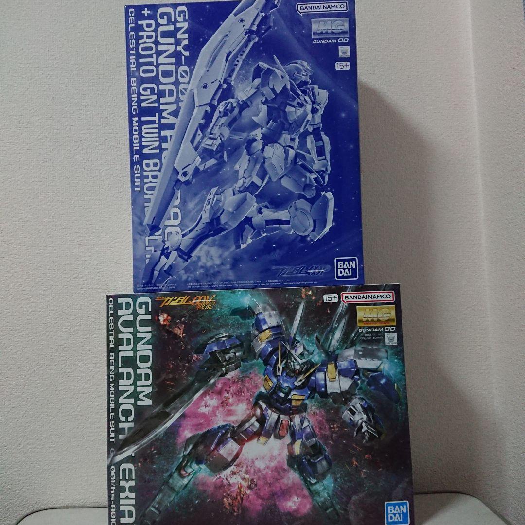 新品 MG ガンダムアストレア&ガンダムアヴァランチエクシアダッシュ 2点セット